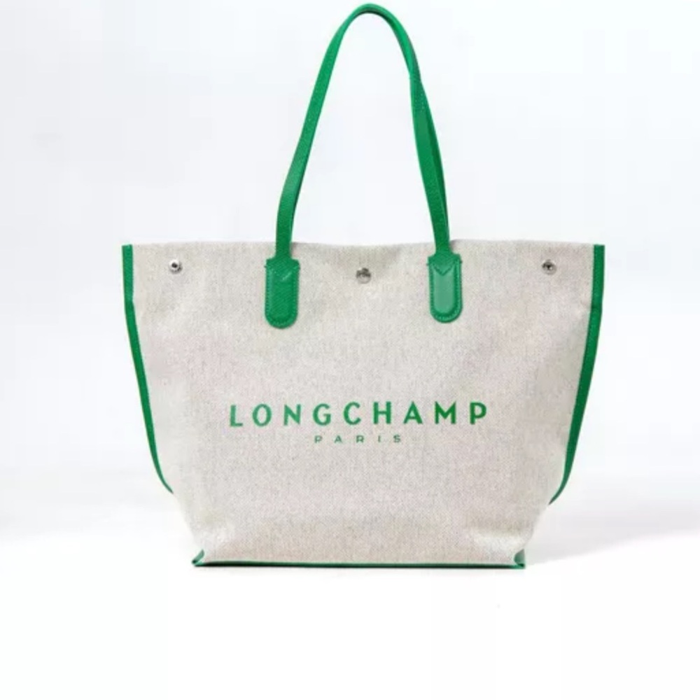 Longchamp Roseau Essential L Tote Canvas and Leather NWOT